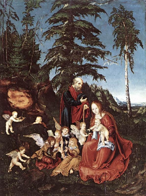 CRANACH, Lucas the Elder The Rest on the Flight into Egypt  dfg China oil painting art